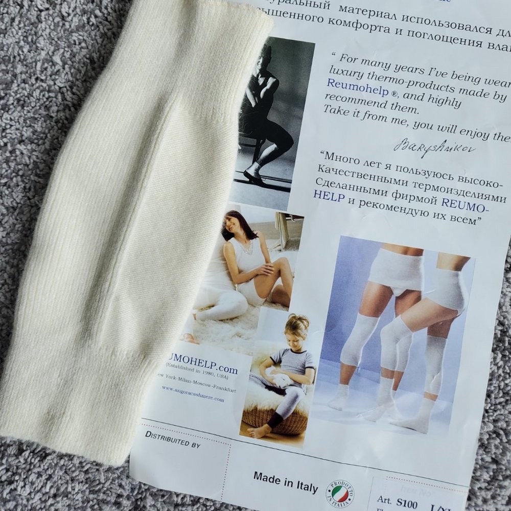 Angora Knee/ Elbow Warming Sleeve / one/